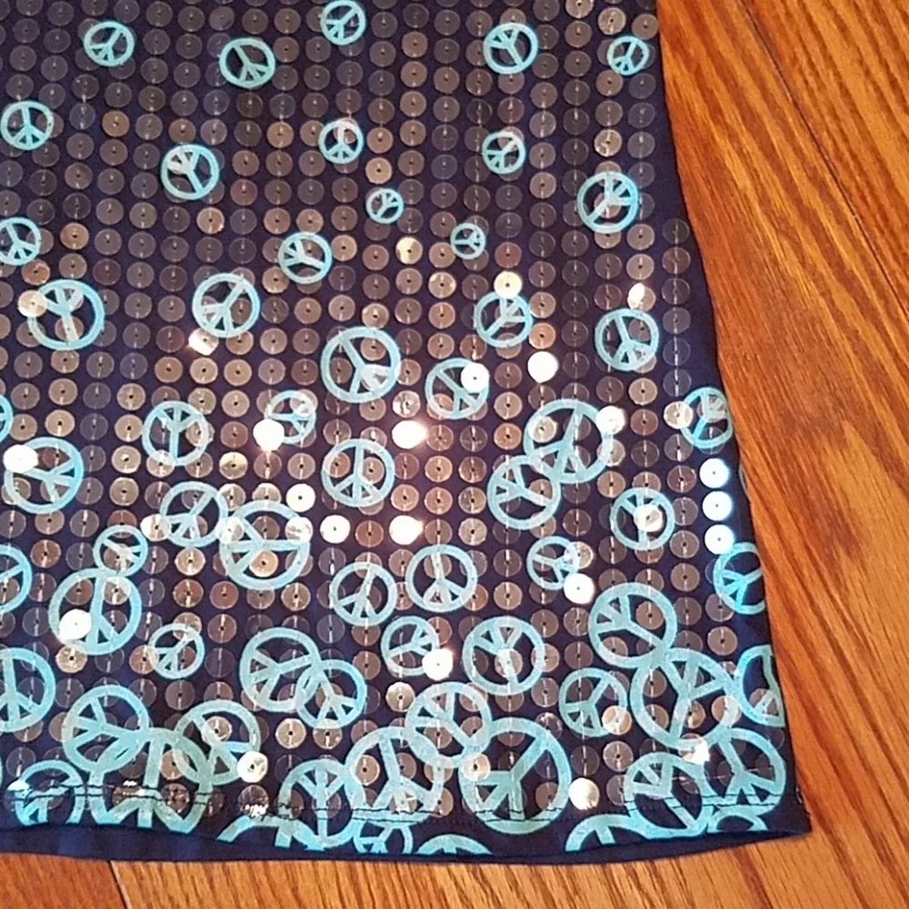 Justice NWT Sequined Tank Top - Girl's 12